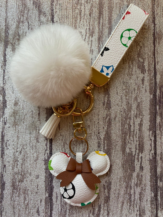 Faux Leather Key Chains